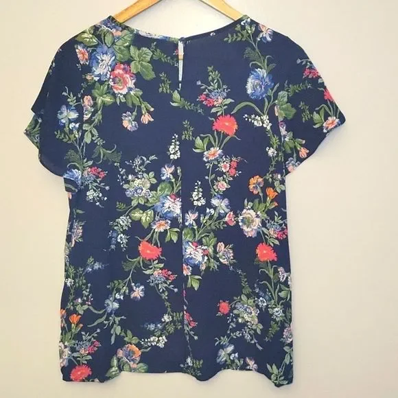 Counterparts size S flowered blouse - Picture 4 of 6